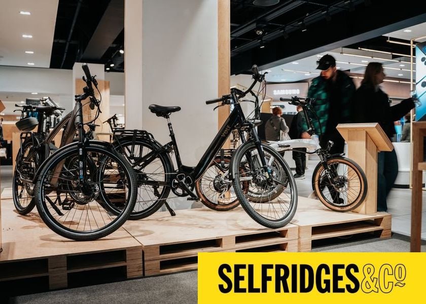 VOLT Bikes at Selfridges